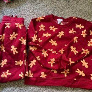 2 pc Christmas Fleece outfit  Juniors